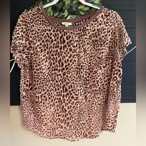 SALE🎉 Cheeta Print Blouse Top